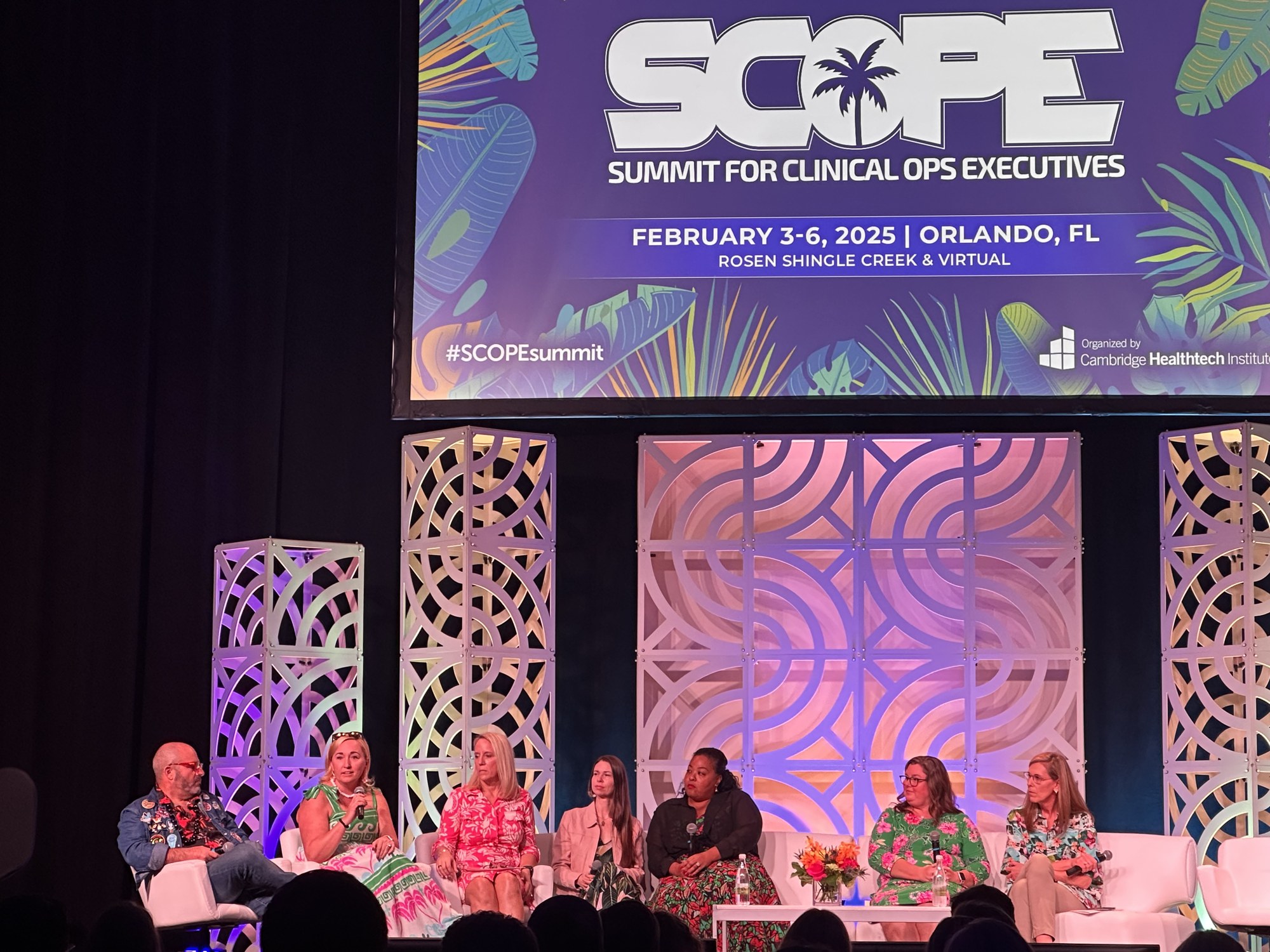 Michelle Everill on the SCOPE Summit for Clinical Ops Executives panel in Orlando